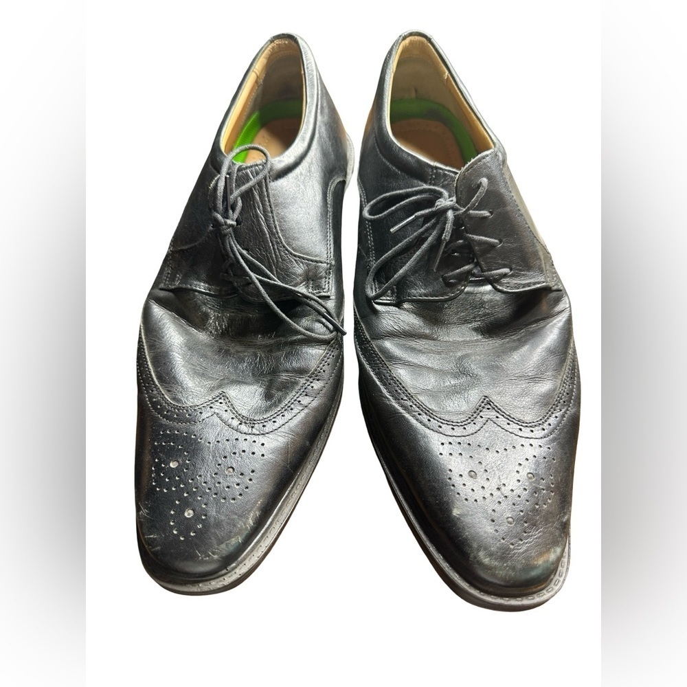 Florsheim Black Leather Men's Shoes Size 11.5 (Used - Good Condition)